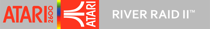 River Raid II logo for Atari 2600